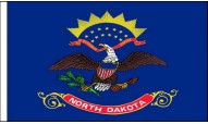 North Dakota Table Flags